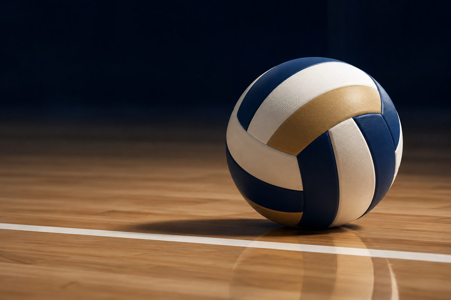 Volleyball players training together in bright natural daylight